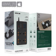 چند راهی هوشمند و شارژر گرین لاین سه پین Green Lion Power Socket